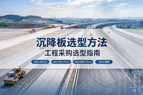 三原沉降板选择方法