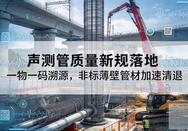 三原声测管质量新规落地，一物一码溯源，非标薄壁管材加速清退