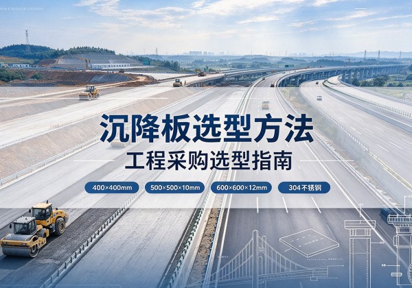 三原沉降板选择方法